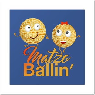 Matzo Ballin'. Passover seder, Pesach. פסח Posters and Art